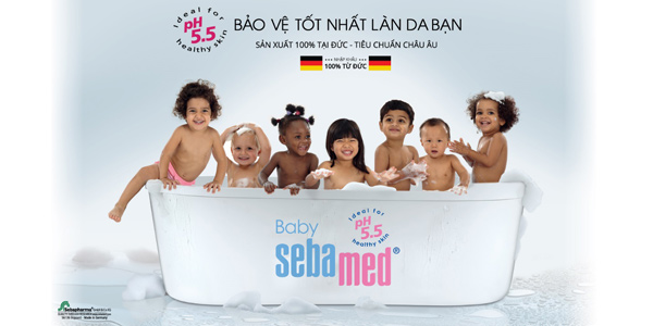 Sebamed Baby với pH5.5 - Bảo vệ tốt nhất làn da nhạy cảm của bé