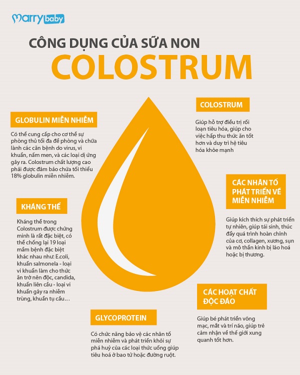 Colostrum – “Vệ sĩ” bảo vệ bé khỏe mạnh, tăng sức đề kháng tự nhiên