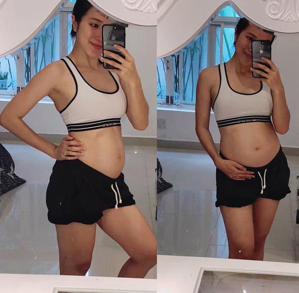 Mang thai 34 tuần mẹ bầu vẫn nâng tạ 60 kg bất chấp "gạch đá" trên mạng xã hội