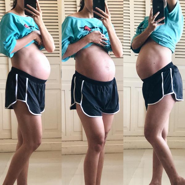 Mang thai 34 tuần mẹ bầu vẫn nâng tạ 60 kg bất chấp "gạch đá" trên mạng xã hội