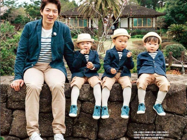 "Độc chiêu" dạy 3 nhóc tỳ triệu fan của ông bố quốc dân Song Il Gook